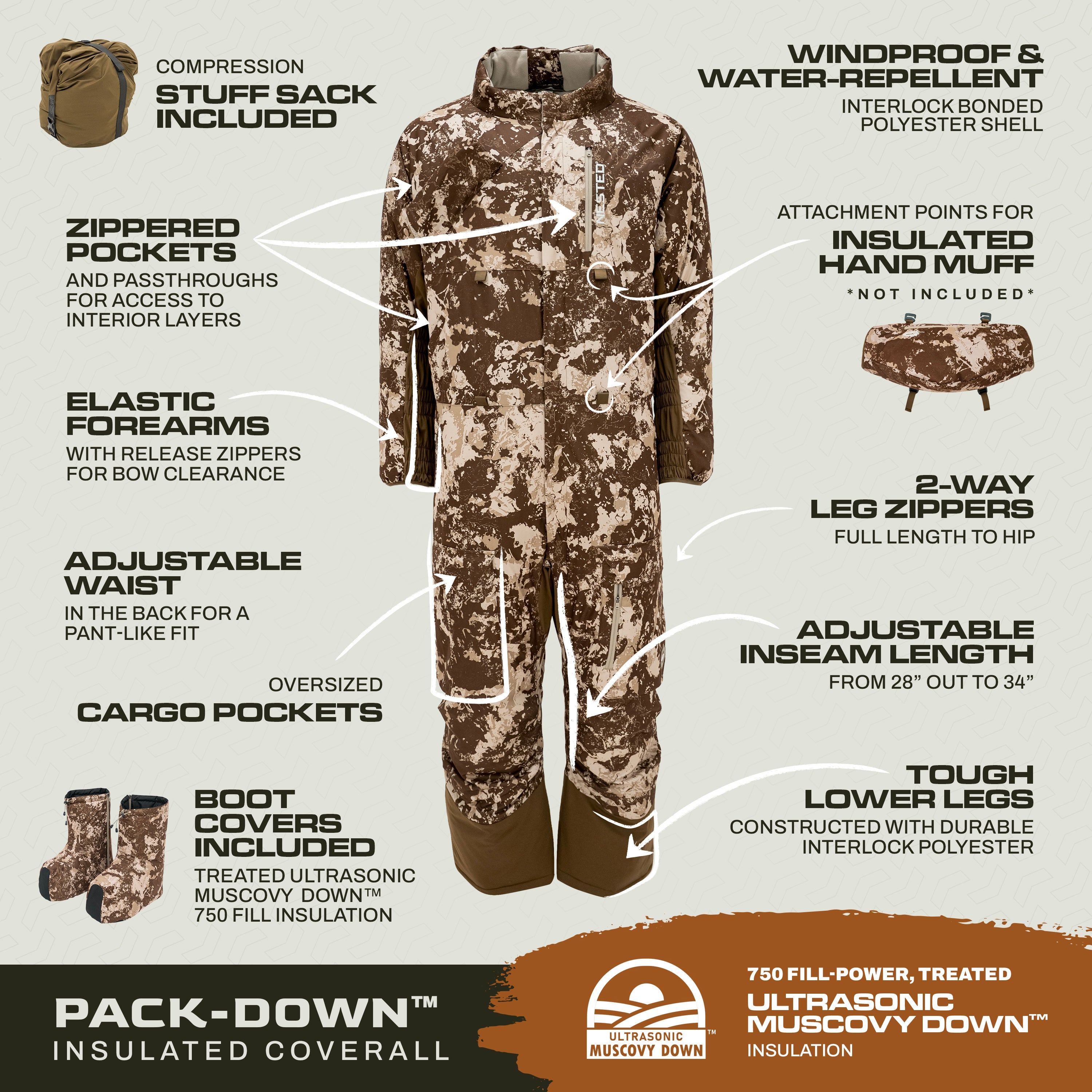 Pack-Down™ Coverall