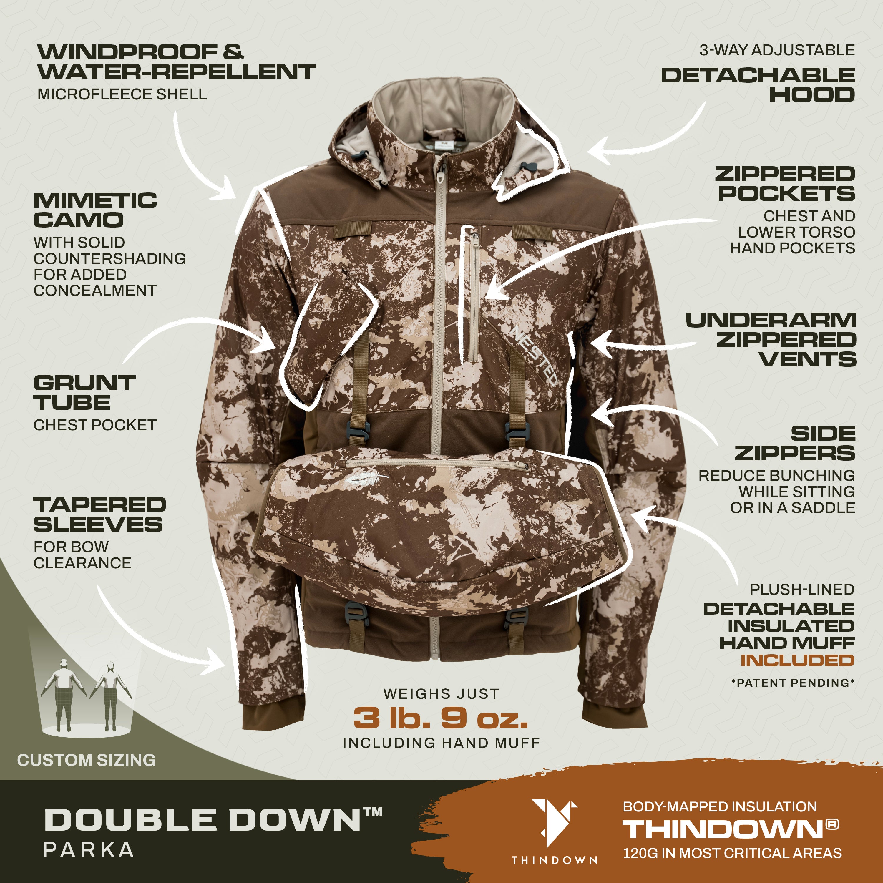 トップス 2-TONE SWEAT PARKA butcherproducts 2-TONE SWEAT PARKA butcherproducts