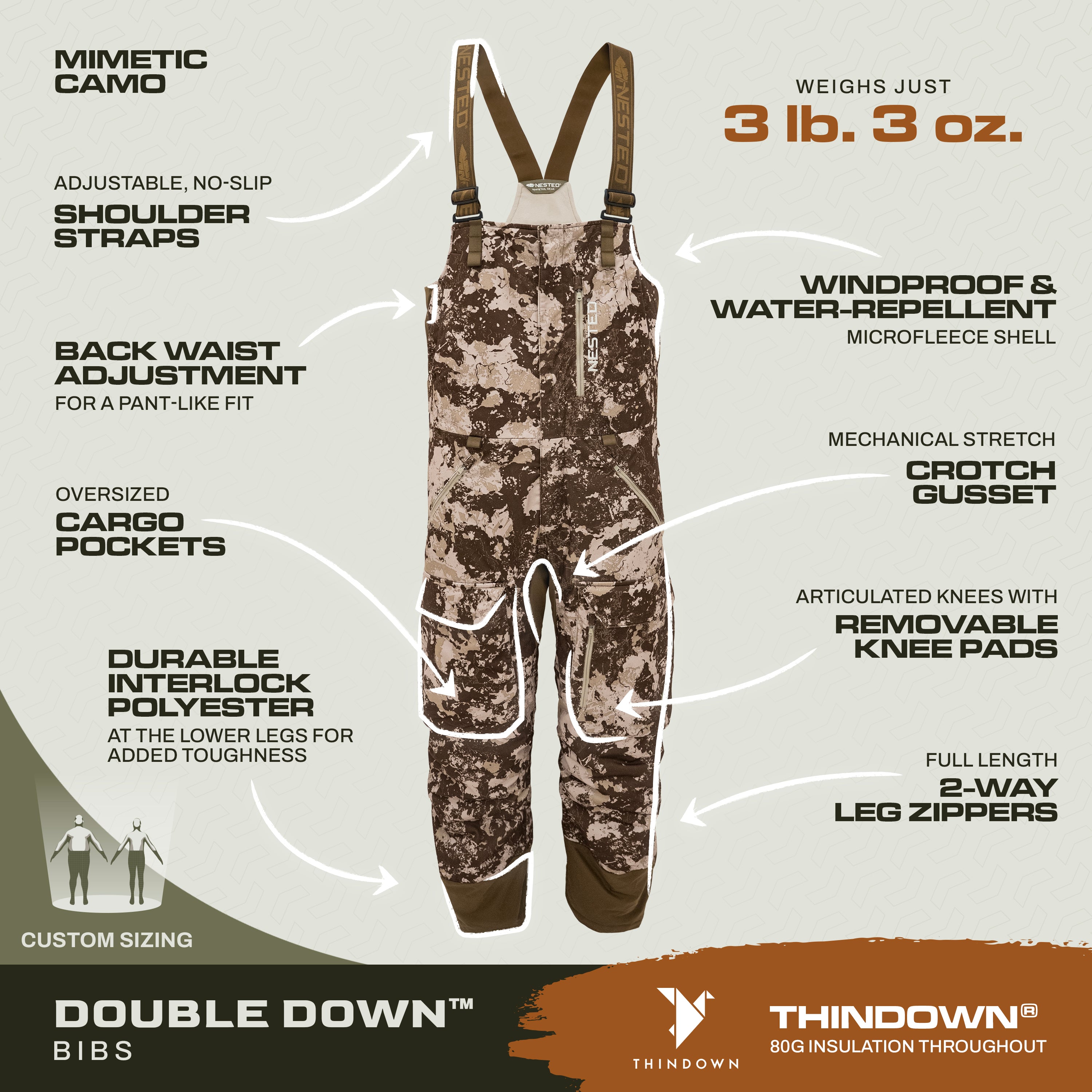 Double Down™ Bibs